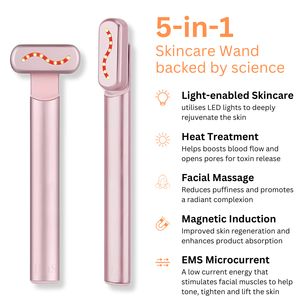 Just Like a Spa 5-in-1 Photon Skincare Wand - 40% OFF