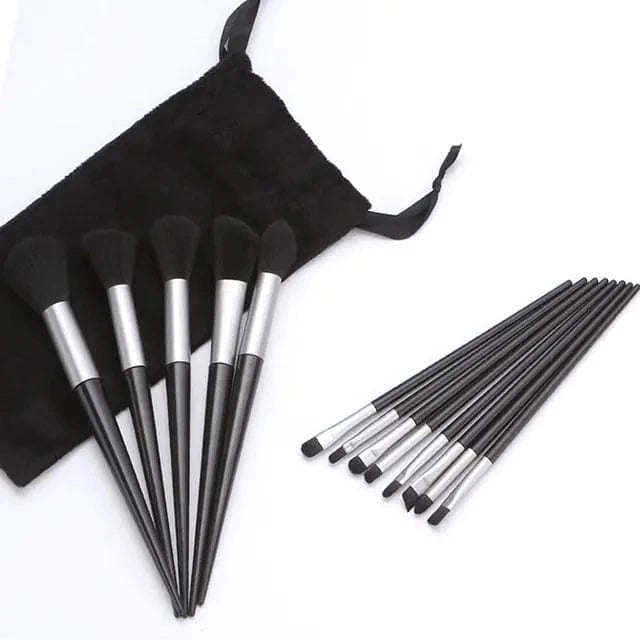 Just Like a Spa Black 13 Piece Makeup Brush Set