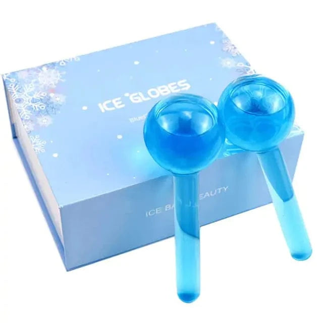Just Like a Spa Blue Set Facial Massage Ice Globes