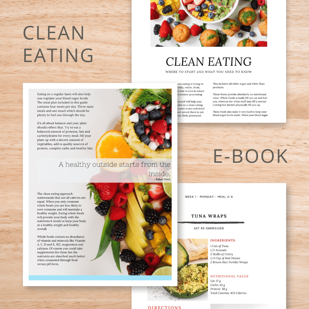 Just Like a Spa š„ Clean Eating 28-Day Meal Plan E-Book