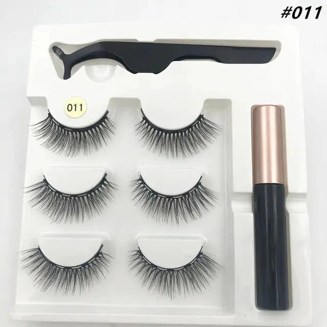 Just Like a Spa Eyelashes 3 pairs-011 3D Eyelashes