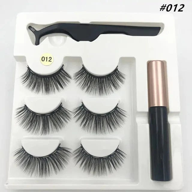 Just Like a Spa Eyelashes 3 pairs-012 3D Eyelashes