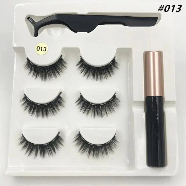 Just Like a Spa Eyelashes 3 pairs-013 3D Eyelashes