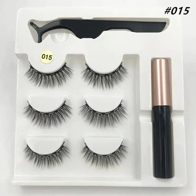 Just Like a Spa Eyelashes 3 pairs-015 3D Eyelashes