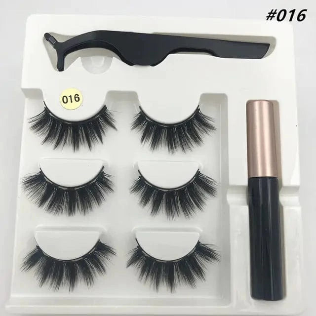 Just Like a Spa Eyelashes 3 pairs-016 3D Eyelashes