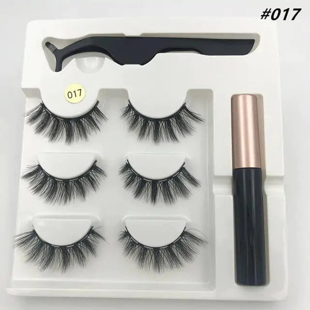 Just Like a Spa Eyelashes 3 pairs-017 3D Eyelashes