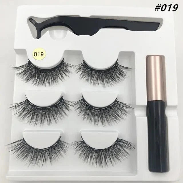 Just Like a Spa Eyelashes 3 pairs-019 3D Eyelashes