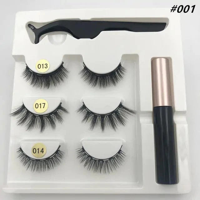 Just Like a Spa Eyelashes 3 pairs-13-14-17 3D Eyelashes