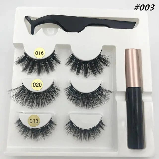 Just Like a Spa Eyelashes 3 pairs-13-16-20 3D Eyelashes