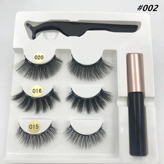 Just Like a Spa Eyelashes 3 pairs-15-16-20 3D Eyelashes