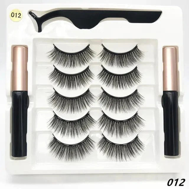 Just Like a Spa Eyelashes 5 pairs-012 3D Eyelashes