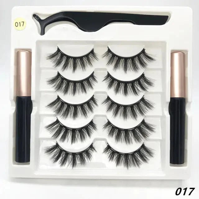 Just Like a Spa Eyelashes 5 pairs-017 3D Eyelashes