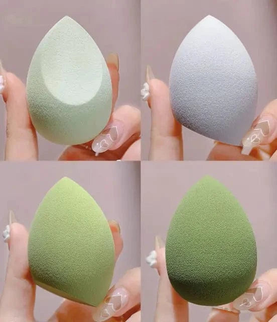 Just Like a Spa Green / 4 Pieces Makeup Sponge Set