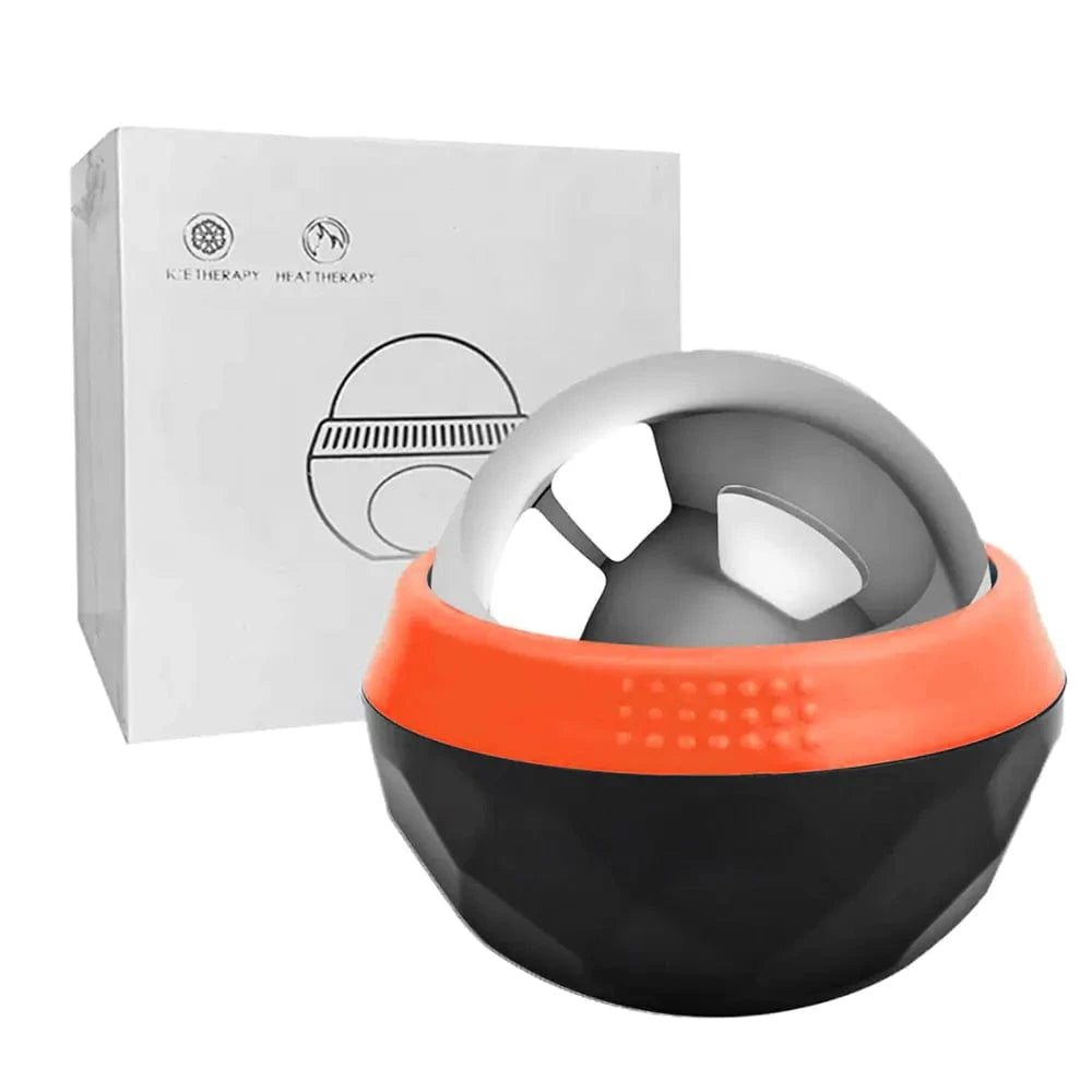 Just Like a Spa Massager 60mm Orange With Box Massage Roller Ball