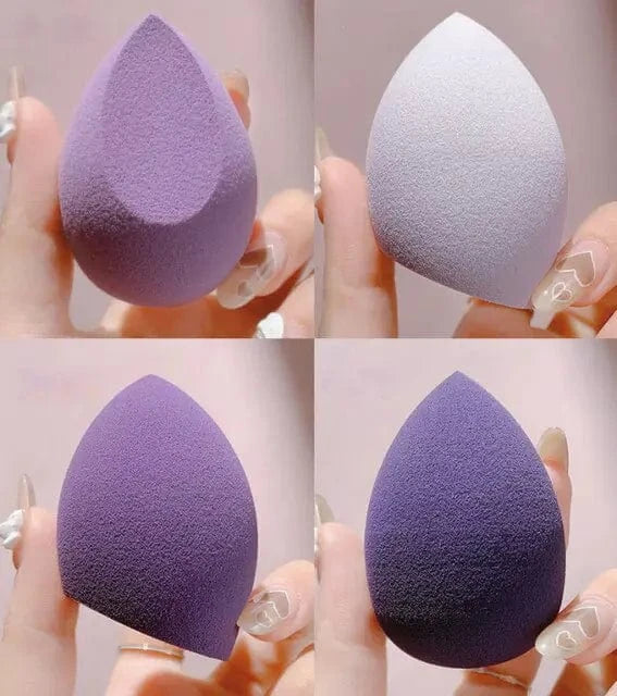 Just Like a Spa Purple / 4 Pieces Makeup Sponge Set