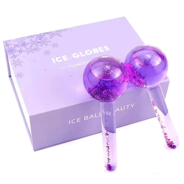 Just Like a Spa Purple Set Facial Massage Ice Globes