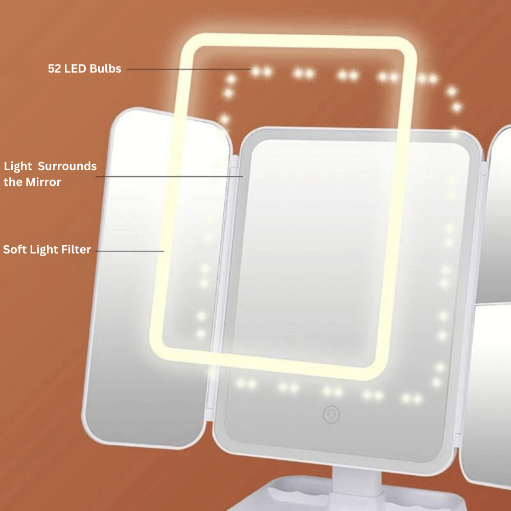 Just Like a Spa Smart Tri LED Makeup Mirror
