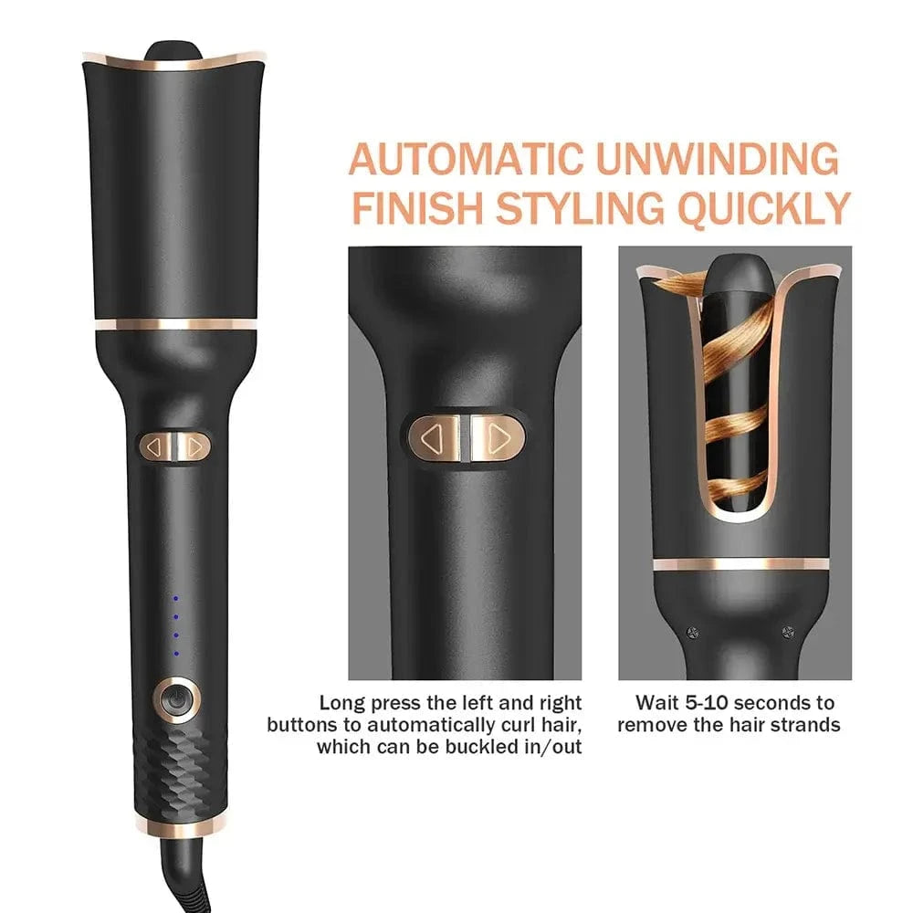 Just Like a Spa Hair Curler Professional Auto Hair Curling Wand