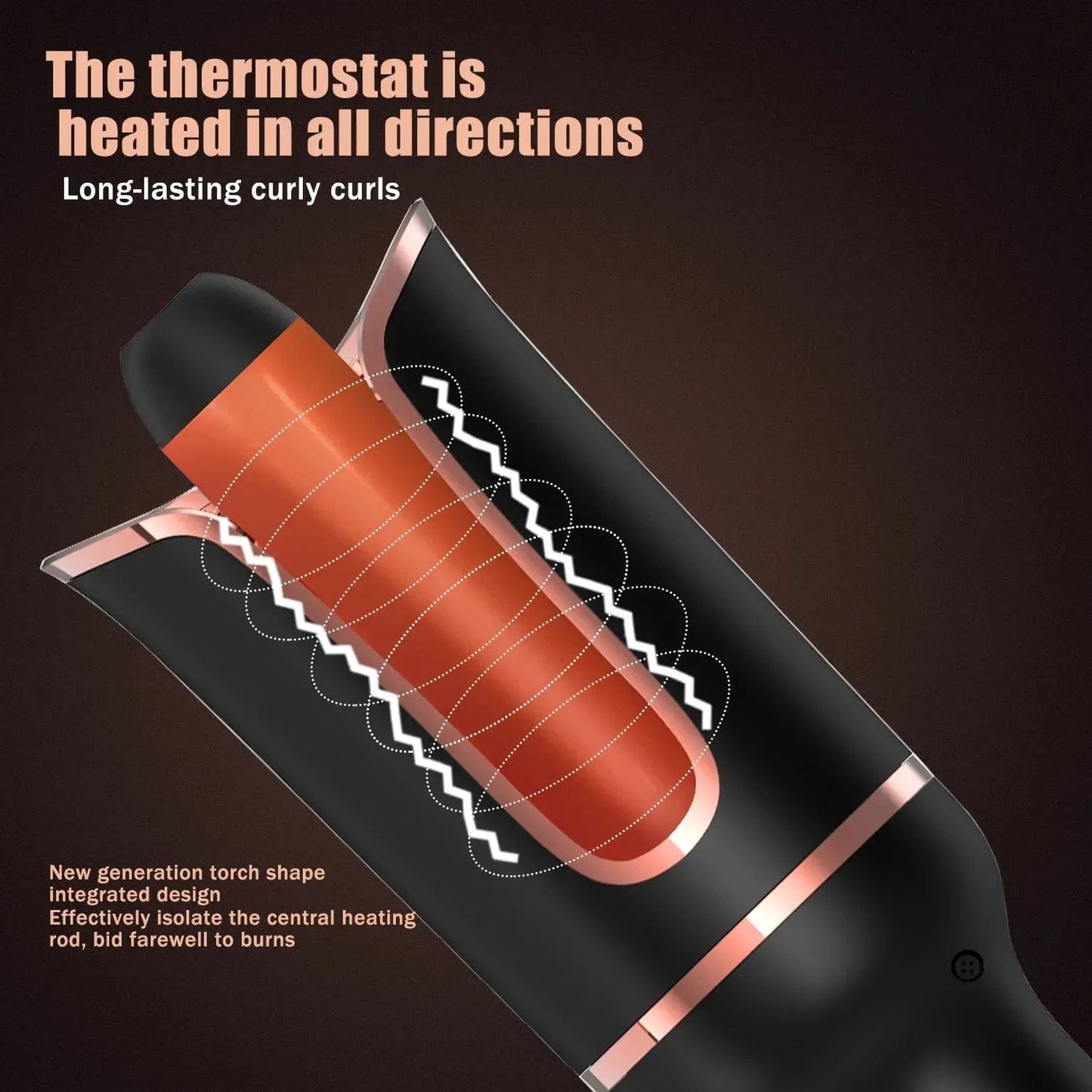 Just Like a Spa Hair Curler Professional Auto Hair Curling Wand