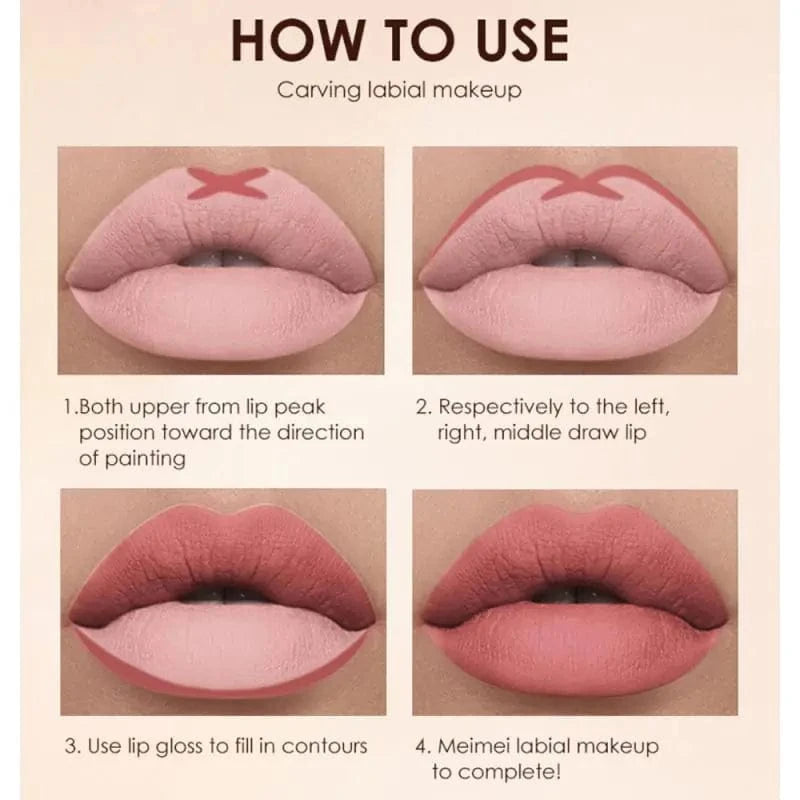 Just Like a Spa Matte Lipstick and Lip Liner Pen Set
