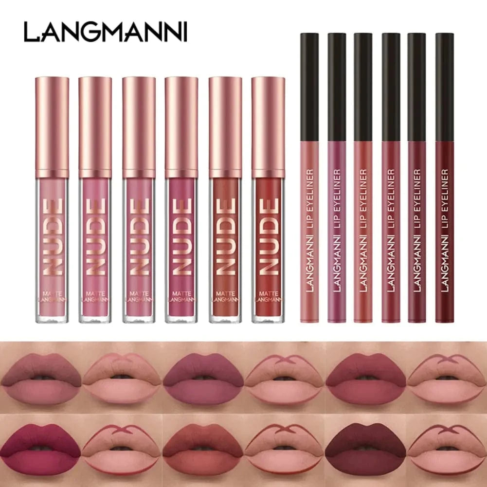Just Like a Spa Matte Lipstick and Lip Liner Pen Set
