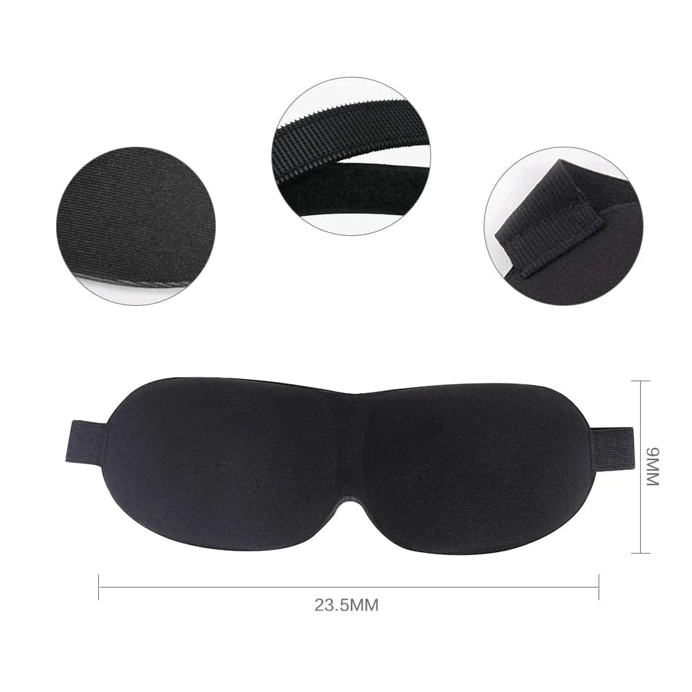 Just Like a Spa Sleeping Mask Black Blackout Sleeping Mask