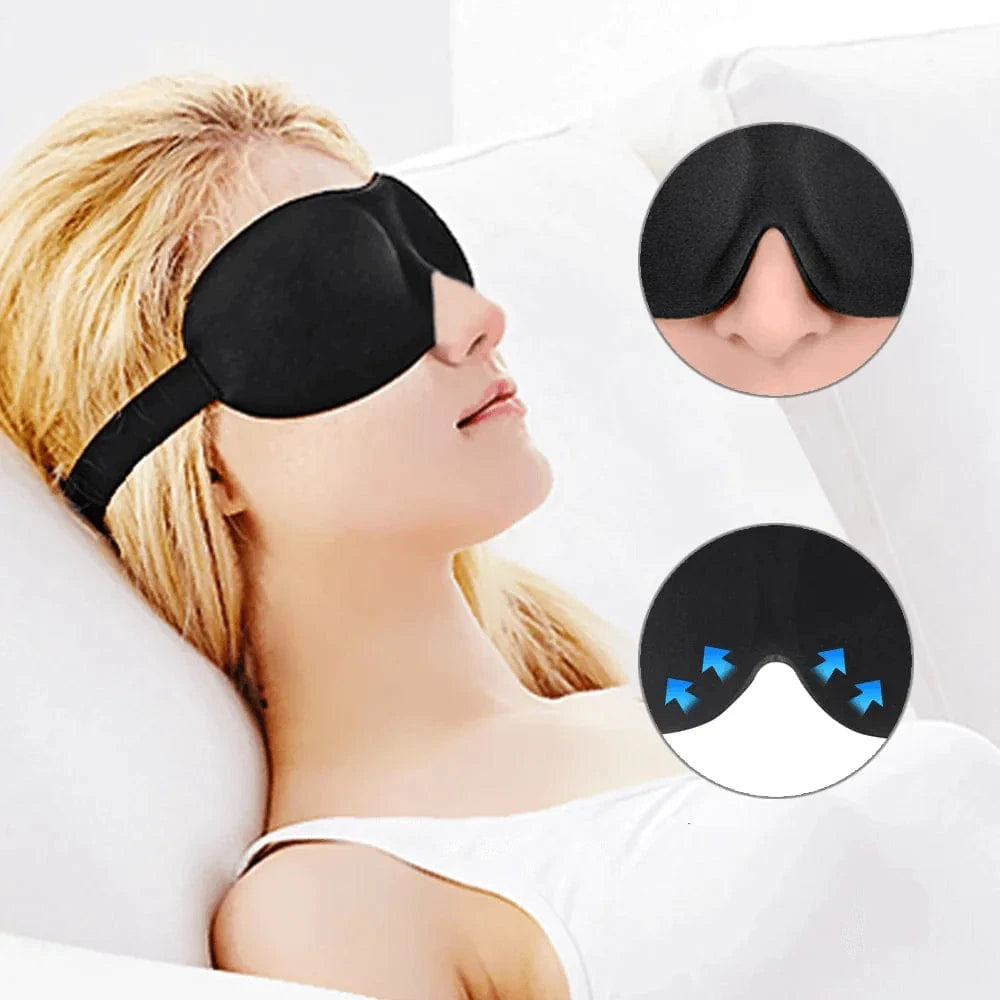 Just Like a Spa Sleeping Mask Black Blackout Sleeping Mask