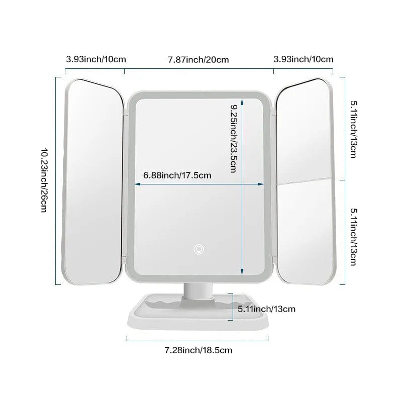 Just Like a Spa Smart Tri LED Makeup Mirror