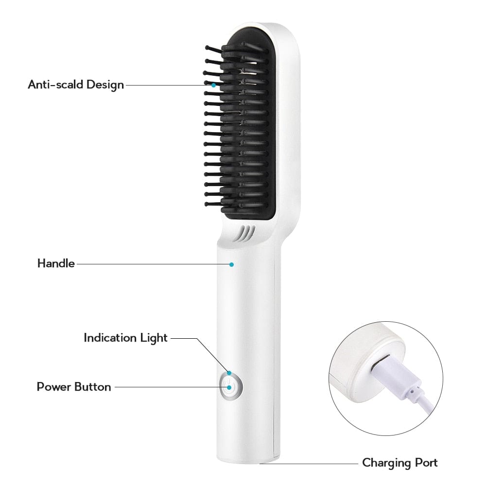 Just Like a Spa Wireless Heated Hair Styling Comb