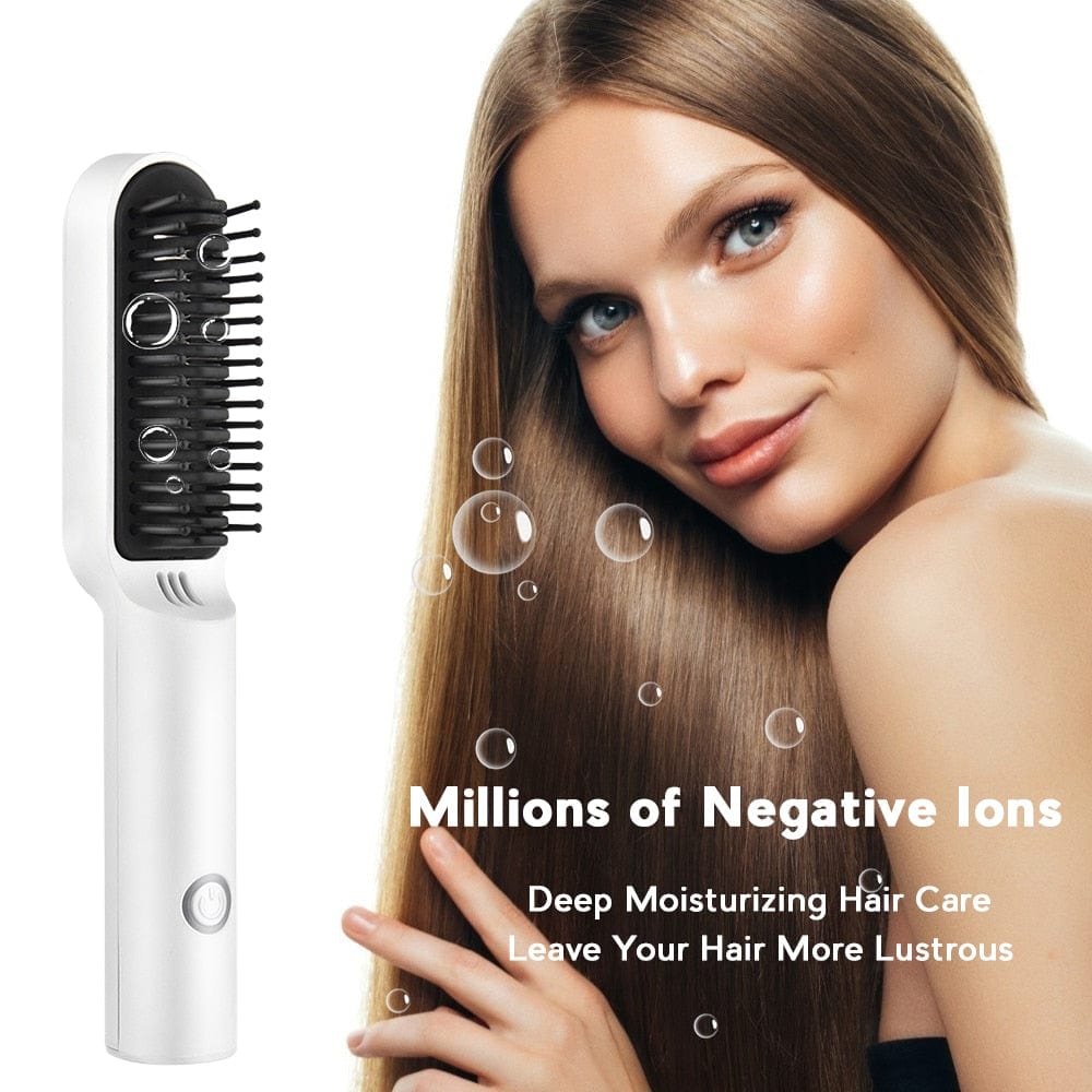 Just Like a Spa Wireless Heated Hair Styling Comb