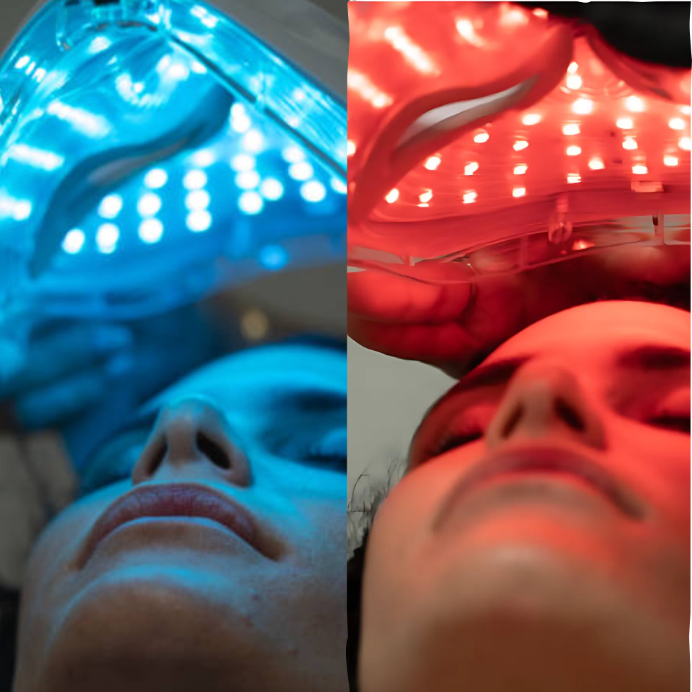 Blue vs Red LED Masks  Which Light is Best for Your  Skin Type?