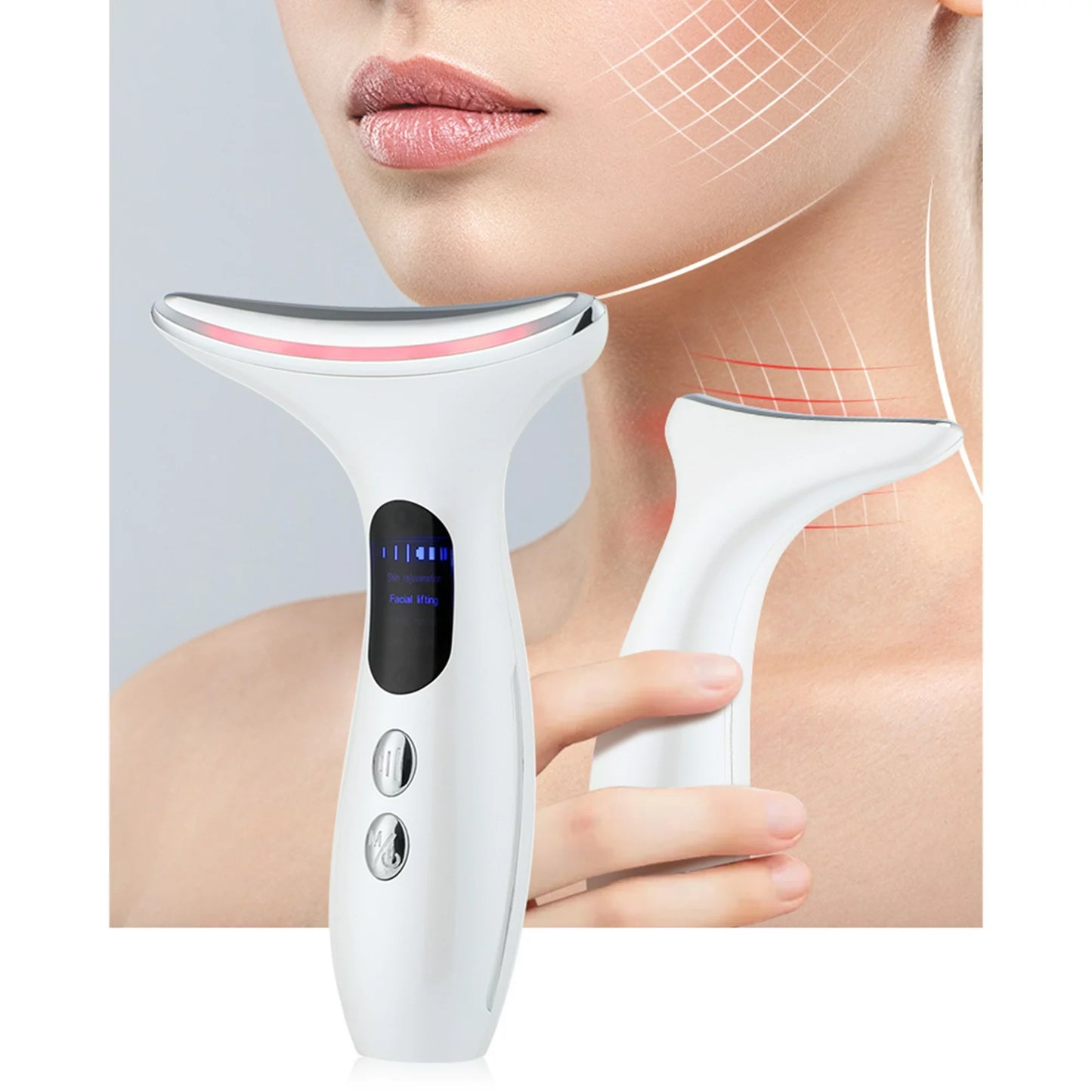 EMS Microcurrent Face and Neck Beauty Device
