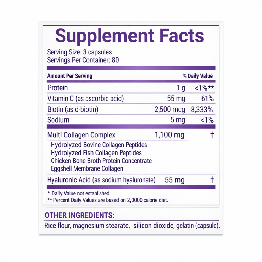Just Like a Spa 240 Tablets Multi Collagen Complex