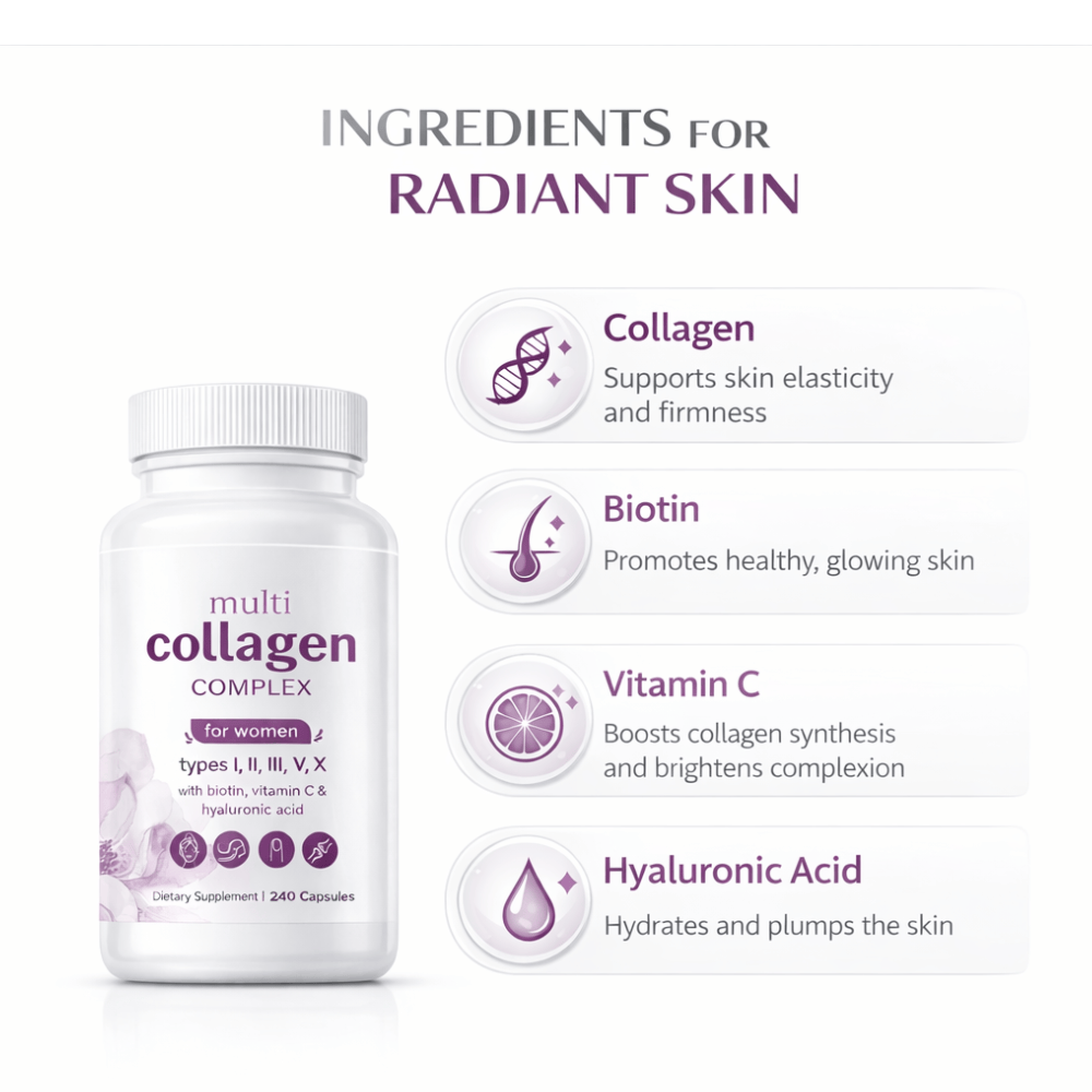 Just Like a Spa 240 Tablets Multi Collagen Complex