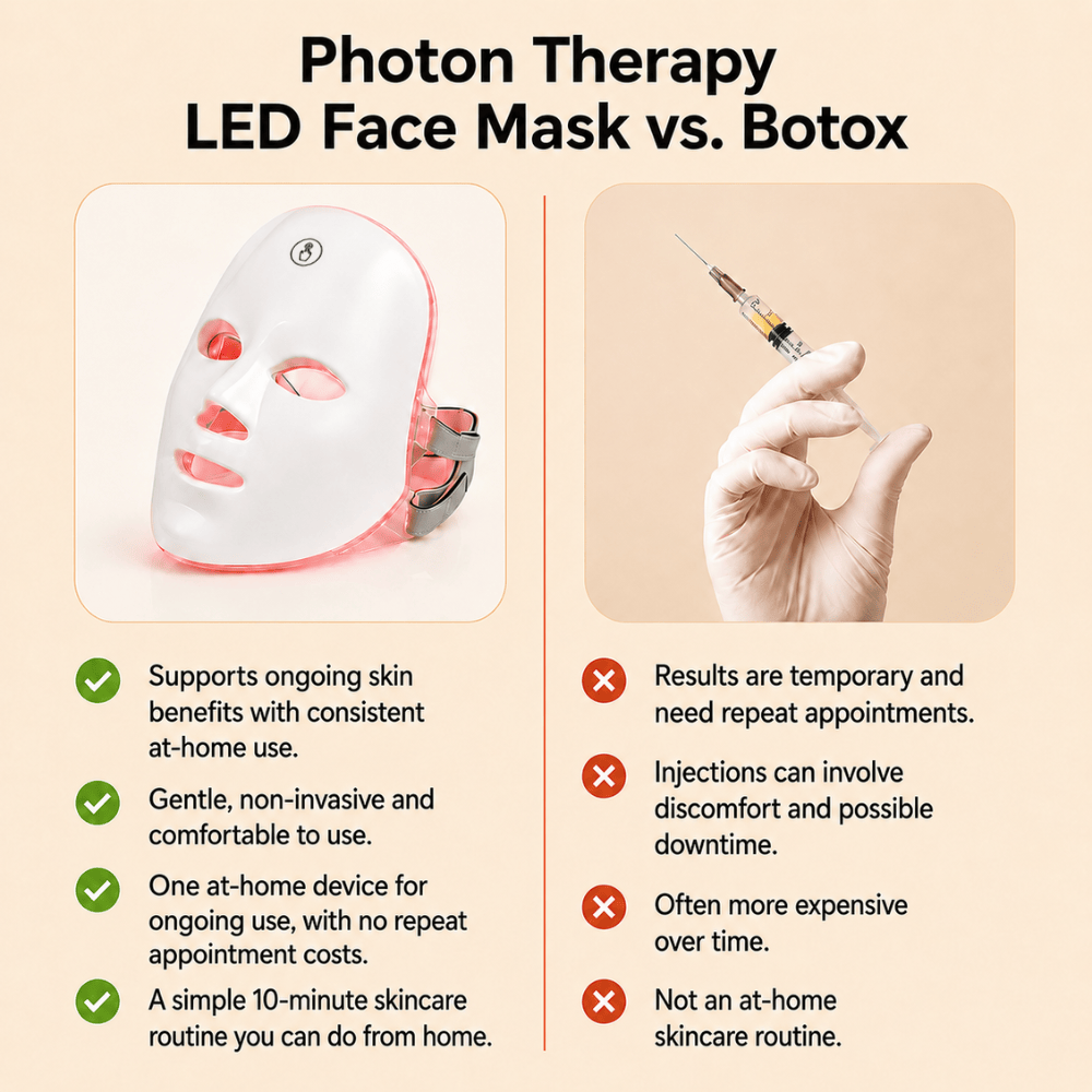 Just Like a Spa LED Beauty Face Mask Photon Therapy™️ 7-in-1 LED Face Mask