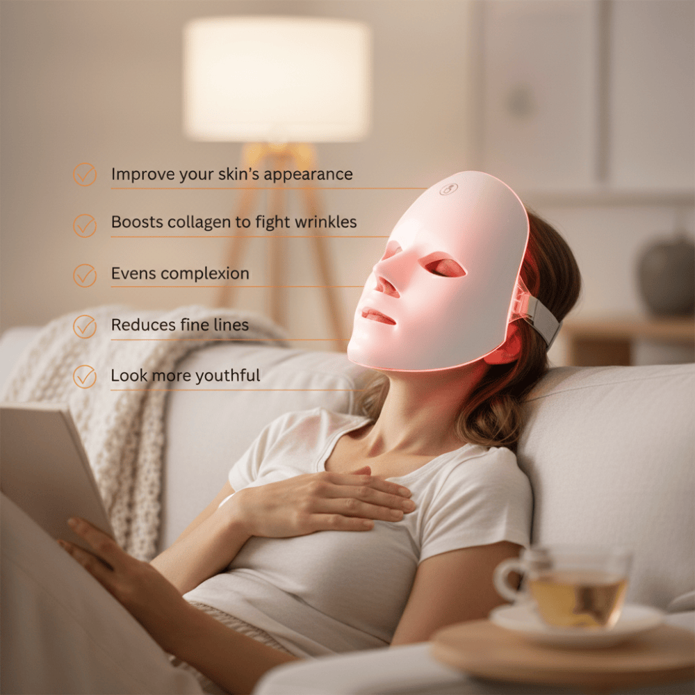 Just Like a Spa LED Beauty Face Mask Photon Therapy Face Mask™️ - 50% OFF + FREE Gift