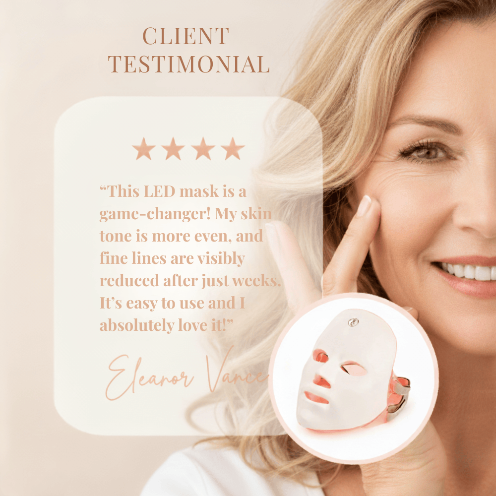 Just Like a Spa LED Beauty Face Mask Photon Therapy Face Mask™️ - 50% OFF + FREE Gift