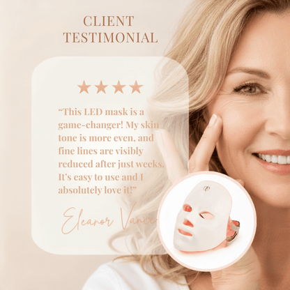 Just Like a Spa LED Beauty Face Mask Photon Therapy Face Mask™️ - 50% OFF + FREE Gift