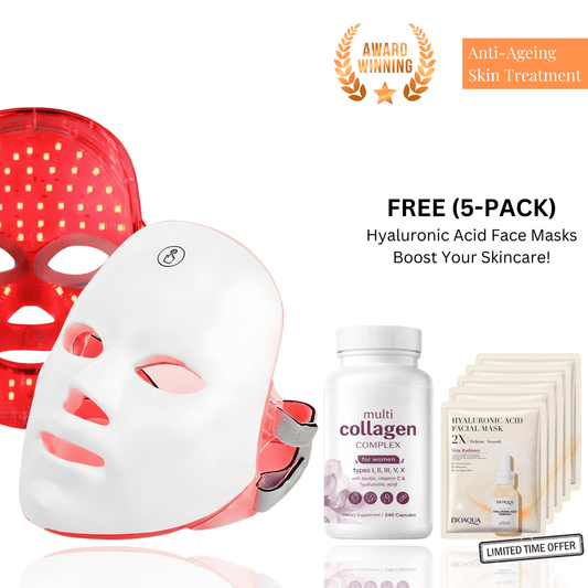 Just Like a Spa LED Beauty Face Mask Photon Therapy LED Face Mask™️