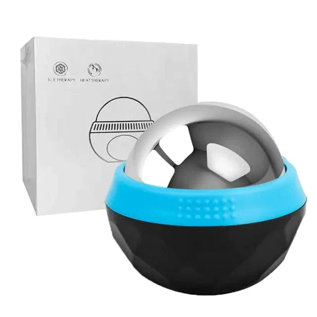 Just Like a Spa Massager 60mm Blue With Box Massage Roller Ball