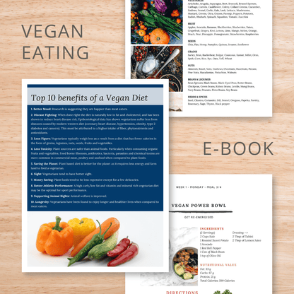 Just Like a Spa 🌱 Vegan Eating 28-Day Meal Plan E-Book