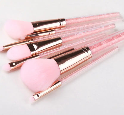 Pink Quicksand Makeup Brush Set