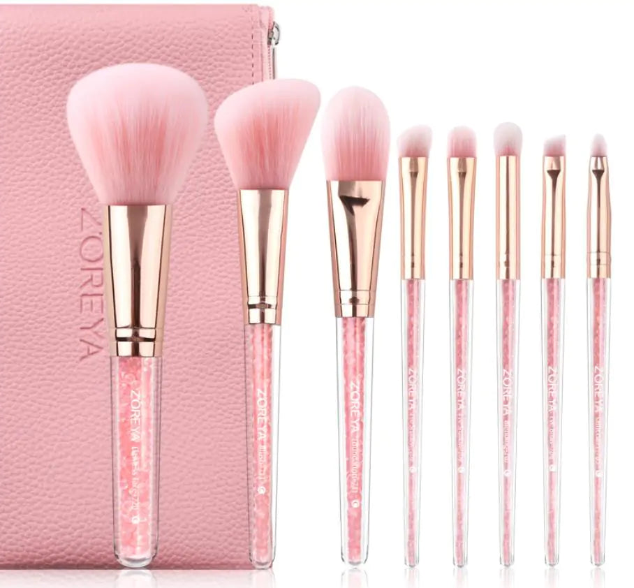 Pink Quicksand Makeup Brush Set